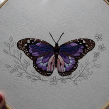 Meu projeto do curso: Técnicas de bordado realista. Traditional illustration, and Embroider project by Keisy Rodrigues - 11.26.2021