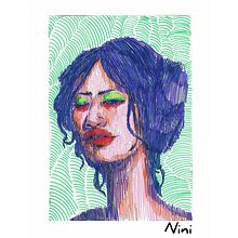 Rostros. Projekt z dziedziny Trad, c, jna ilustracja,  Sztuki piękne,  R, sunek, Portret,  R, sunek art, st i czn użytkownika Daniela Morales - 26.11.2021