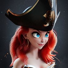 Fant Art - League of Legends Miss Fortune. Een project van 3D, Traditionele illustratie, Ontwerp van personages, Film, VFX, Karakteranimatie, 3D-animatie,  3D-modellering, Videogames,  Concept art, 3D-karakterontwerp,  3D-ontwerp y Digitale tekening van Daniel Monsalve - 25.11.2021