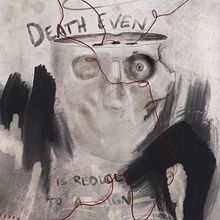 Death Even is Reduced to a Sign. Traditional illustration, Painting, Digital Illustration, Digital Painting, Drawing, and Multimedia project by Annelise sandberg - 11.26.2021
