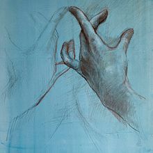 Hand Study. Un progetto di Illustrazione tradizionale, Belle arti, Bozzetti, Disegno a matita, Disegno, Disegno realistico e Disegno anatomico di Michele Bajona - 27.11.2021