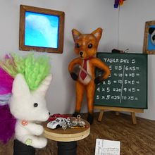 Mi Proyecto del curso: Needle felting: creación de personajes con lana y aguja Ein Projekt aus dem Bereich H, werk, Spielzeugdesign, Nadelfilzen und Textildesign von Astrid Franco - 31.03.2021