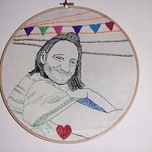 My project in Realistic Portrait Embroidery course. Projekt z dziedziny  Haft,  Tkactwo, Wzornictwo tekst i liów użytkownika Ayesha - 27.11.2021