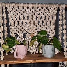 Mi Proyecto del curso: Diseño de accesorios en macramé - Belen Senra. Un proyecto de Diseño de complementos, Artesanía, Decoración de interiores, Tejido y Macramé de xiniarm1983 - 25.11.2021
