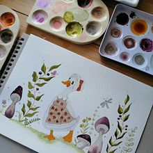 Mi Proyecto del curso: Creación de acuarelas para ilustración narrativa. Un progetto di Illustrazione tradizionale, Pittura ad acquerello e Illustrazione infantile di Carmen Flores - 27.11.2021