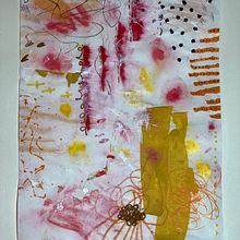Mark making, deconstruction and reconstruction in mixed media. Multimedia project by Louise-Anne Gendron - 11.28.2021