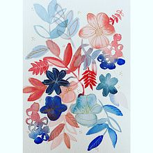 My project in Artistic Floral Watercolor: Connect with Nature course. Un proyecto de Ilustración tradicional, Pintura, Pintura a la acuarela e Ilustración botánica de Katrien - 28.11.2021