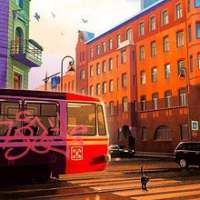 My project in Cinematic Digital Illustration with Photoshop course. Projekt z dziedziny Trad, c, jna ilustracja, Ilustracja c, frowa i Concept art użytkownika Denis_Skit - 28.11.2021