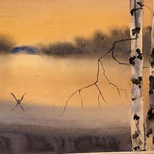 My project in Atmospheric Landscapes in Watercolor  course. Un projet de Beaux Arts, Aquarelle , et Peinture de johanna_holmberg - 28.11.2021