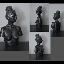 A Girl With Character. Un projet de Sculpture, Beaux Arts, Conception de personnages , et Design d'intérieur de Oless Dovhoruk - 26.02.2021
