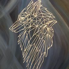 Wolf & Raven Painting. Painting, Acr, and lic Painting project by ashley_hefner - 11.29.2021