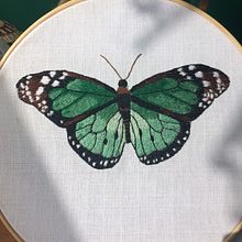 Mi Proyecto del curso: Técnicas de bordado realista. Traditional illustration, and Embroider project by cristinasimon_98 - 12.29.2021