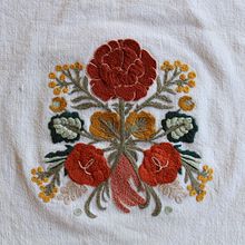 Mi Proyecto del curso: Técnica de bordado con paso atrás. Embroider project by Abril Millán - 11.29.2021
