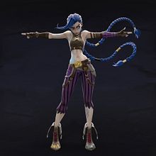 Jinx fanart. Un proyecto de 3D y Modelado 3D de Javier Benver - 29.11.2021