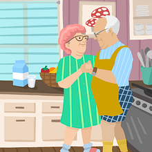 Happy Marriage Life . Traditional illustration, and Design project by Deneth Angulo - 11.20.2021