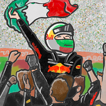 Checo Pérez. Un progetto di Illustrazione tradizionale e Design di Deneth Angulo - 09.11.2021