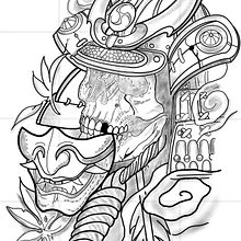 Mi Proyecto del curso: Diseño e ilustración digital de tatuajes con Procreate. Un projet de Illustration traditionnelle, Design graphique, Illustration numérique, Conception de tatouage , et Dessin numérique de Joonathan Muuñoz - 29.11.2021