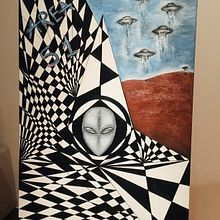 Insegnare a dipingere con colori acrilici pop surrealista . Un progetto di Pittura di Marussa Giovinazzo - 29.11.2021