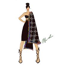 Mi Proyecto del curso: Ilustración de bocetos de moda. Traditional illustration, Sketching, Fashion Design, and Digital Drawing project by Marell Cano - 11.29.2021