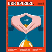 Cover for DER SPIEGEL - Merkel's End Time. Traditional illustration, Creativit, Editorial Design, Concept Art, and Editorial Illustration project by Lennart Gäbel - 06.23.2018