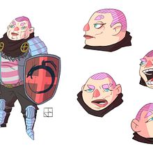 Medieval Warrior. Un proyecto de Diseño de personajes, Animación 2D, Concept Art, Ilustración infantil, Diseño de videojuegos, Dibujo digital, Sketchbook y Manga de Juan Bugallo - 27.09.2021