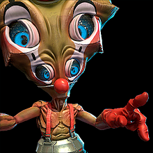 Alien Circus. 3D Character Design, 3D, 3D Modeling, and Video Games project by Pablo Vietto Ouviña - 11.30.2021
