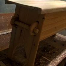 Mon projet du cours : Introduction à la fabrication de meubles avec une machine CNC Ein Projekt aus dem Bereich Möbeldesign und - bau, Industriedesign, Produktdesign und Tischlerei von Thierry van Damme - 05.06.2021