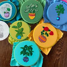 Bordados botánicos. Embroider project by Coricrafts - 11.30.2021
