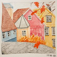 Meu projeto do curso: Cores na aquarela: descubra sua personalidade cromática. Ilustração tradicional, Artes plásticas, Pintura, Pintura em aquarela, e Teoria da cor projeto de Manoela Pietta Lorenzi - 30.11.2021