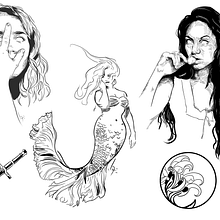 Tattoo idea developement. Projekt z dziedziny Projektowanie tatuaż użytkownika Jade - 01.12.2021