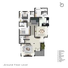 My project in Postproduction of Architectural Plans in Photoshop course. Architecture, Digital Architecture, and Architectural Illustration project by Nabil Abdullah - 11.30.2021