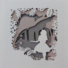 My project in Paper Cutting: Create Paper Scenes with Depth course Ein Projekt aus dem Bereich Traditionelle Illustration, H, werk, Verlagsdesign, Kartonmodellbau, Stor, telling, Buchbinderei, Kinderillustration und DIY von andijoy8 - 01.12.2021