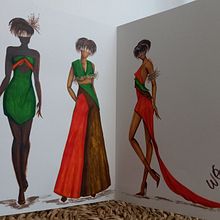 Meu projeto do curso: Ilustração de croqui de moda. Traditional illustration, Sketching, Fashion Design, and Digital Drawing project by Wós Rodrigues - 11.28.2021