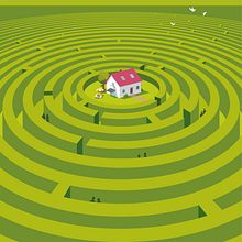 DER SPIEGEL's Money Edition on "Buying a House" . Traditional illustration, Vector Illustration, Editorial Illustration, Editorial Design, and Concept Art project by Lennart Gäbel - 12.01.2021