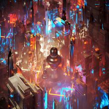 2077. 3D, Graphic Design, Digital Illustration, and Design project by Francisco Samayoa - 12.01.2021