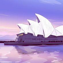 Sydney opera house. Un progetto di Illustrazione tradizionale e Pittura di Nafi D - 24.11.2021