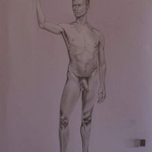 Mój projekt z kursu: Realistyczny rysunek postaci ludzkiej. Un projet de Illustration traditionnelle, Beaux Arts, Esquisse , Dessin au crayon, Dessin, Dessin réaliste , et Dessin anatomique de Arleta Zaborowska - 02.12.2021