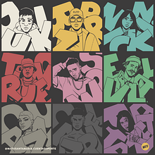 TOP 9 Música urbana. Traditional illustration, Design, and Music project by Matu Santamaria - 12.02.2021