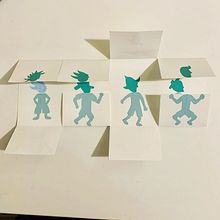 Character flip sheet. Un proyecto de Papercraft de Erin Wilson - 01.12.2021
