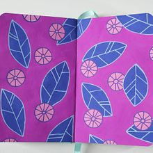 My project in Botanical Patterns in a Sketchbook: Conquer the Blank Page course. Traditional illustration, Pattern Design, Botanical Illustration, and Sketchbook project by Aneta Biskupová - 12.02.2021