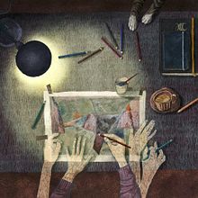 Mój projekt z kursu: Ilustrowane historie w Procreate: tekstury i pędzle. Projekt z dziedziny Trad, c, jna ilustracja, Ilustracja c, frowa, R, sunek c, frow, Sketchbook i Narracja użytkownika Kaja Cuchra-Cukrowska - 02.12.2021