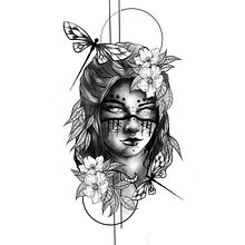 Mi Proyecto del curso: Diseño e ilustración digital de tatuajes con Procreate. Un progetto di Illustrazione tradizionale, Graphic design, Illustrazione digitale, Design di tatuaggi e Disegno digitale di Laura Navarro Lorente - 03.12.2021