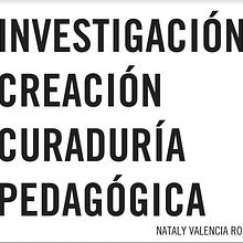 Curaduría pedagógica. Un proyecto de Bellas Artes, Diseño y Diseño editorial de natyvaro - 29.11.2017