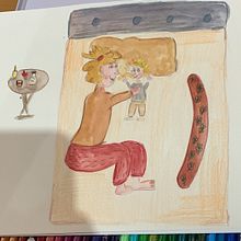 Mutterliebe . Un progetto di Illustrazione tradizionale di Nadine Ru - 03.12.2021