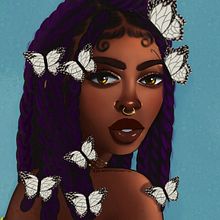 My project in Powerful Female Characters: Illustrating Confidence and Diversity course. Projekt z dziedziny Trad, c, jna ilustracja, Ilustracja c, frowa, R, sunek c, frow, Malarstwo c, frowe i  Malarstwo użytkownika Venice Kelly - 01.12.2021