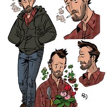 EL JARDÍN DE NADIE (Personajes. Guión de David Braña. Dibujo de Alberto Peral). Un proyecto de Diseño, Ilustración tradicional, Diseño de personajes, Diseño de vestuario, Diseño editorial, Diseño gráfico, Cómic, Dibujo, Concept Art y Guion de Alberto Peral Alcón - 04.12.2021