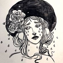 Rainy Day Ink Illustration. Un proyecto de Ilustración tradicional de Tricia Diaz - 05.12.2021