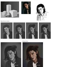 Mi Proyecto del curso: Principios de pintura digital para retratos. Un proyecto de Pintura y Pintura digital de María Nelly Ben David - 05.12.2021
