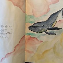 Drift into the dreamlands. Drawing, and Watercolor Painting project by floorfreutel - 12.05.2021