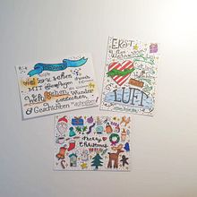 Mein Kursprojekt: Kreative Doodles und Handlettering für Anfänger. Projekt z dziedziny Trad, c, jna ilustracja, T, pografia,  R, sunek,  Pismo dekorac i jne użytkownika Eva Wieneke - 05.12.2021